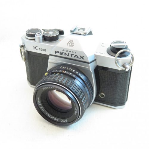 Pentax K1000+55mm F2 Lens