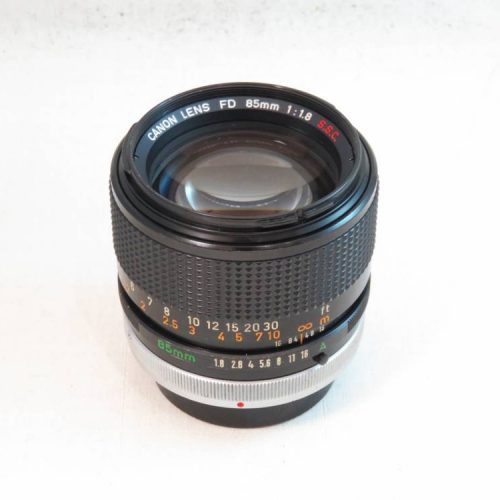 Canon FD 85mm F1.8 S.S.C. Lens