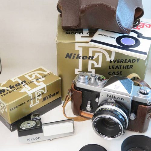 Nikon F (Early)+50mm F2+Meter inc Case