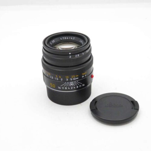 Leica M 50mm F2 Summicron inc Leather Case