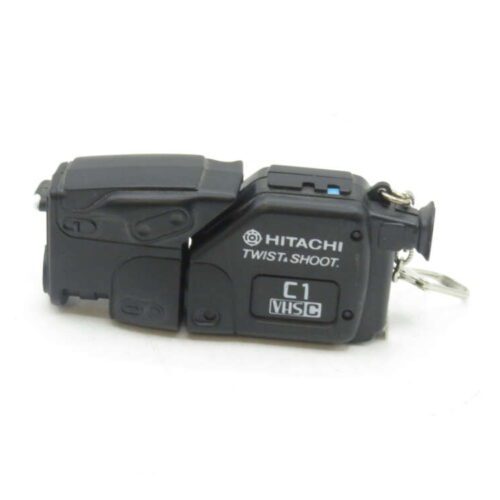 Miniature model of a Hitachi Twist & Shoot C1 VHS-C video camera.