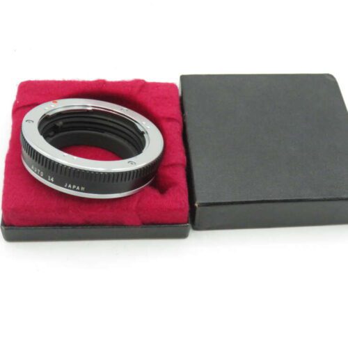 a camera lens in a box