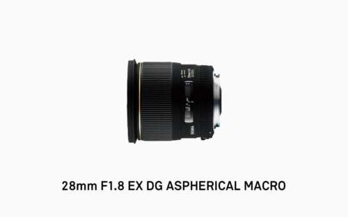 28mm F1.8 EX DG Aspherical Macro lens.