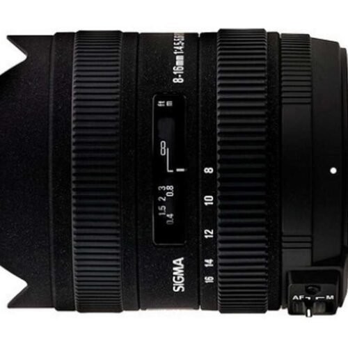 Sigma 8-16mm f/4.5-5.6 DC HSM lens.
