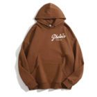Brown hoodie with "Photoco" and "Adelaide, AUS" printed in white on the front.