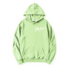 A light green hoodie with a front pocket and the word 'Photoco' printed in white text on the chest.