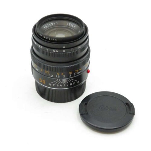 Leica M 50mm F2 Summicron Black Lens