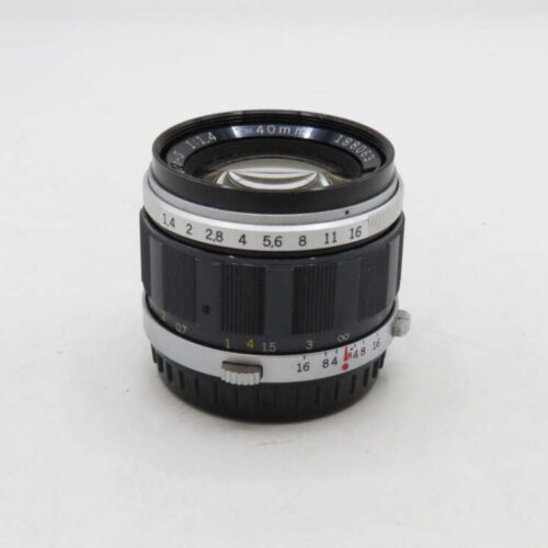 Olympus Pen 40mm F1.4 for SLR Half-Frame Film Camera