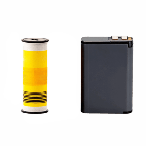 120 film and battery