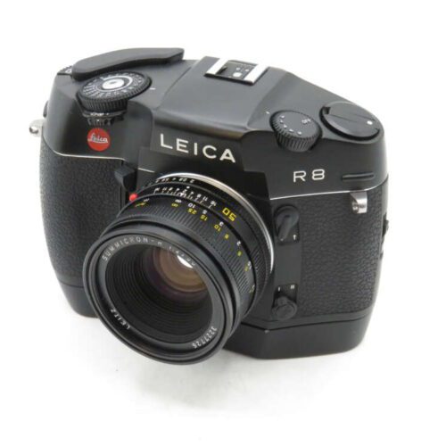 Leica R8 Black + Leitz Summicron-R 50mm F2 + Motor Drive