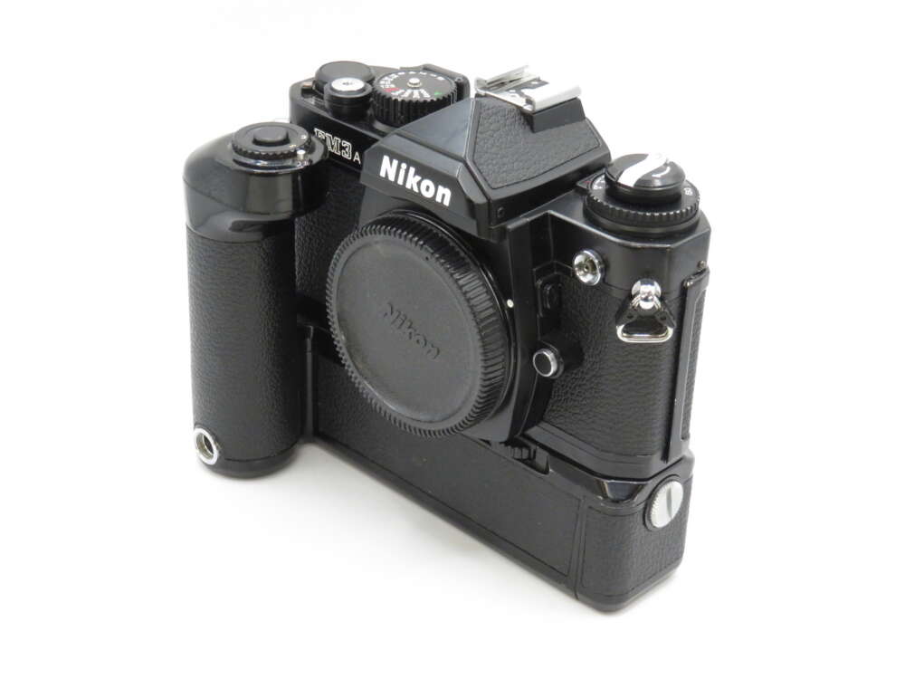 Nikon FM3a 35mm Film SLR Body Black Including MD12 Motor Drive