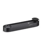 Black Leicavit M camera winder with a sleek design and visible branding on the side.