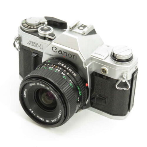 Canon AT-1 35mm Film SLR Camera + 28mm F2.8 Lens