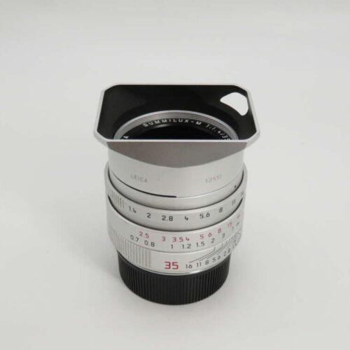 Leica Summilux-M 35mm F1.4 ASPH Lens Silver