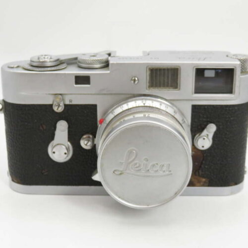 Leica M2 35mm Rangefinder Camera+35mm F2.8 Summaron Lens AS IS Marks in Lens