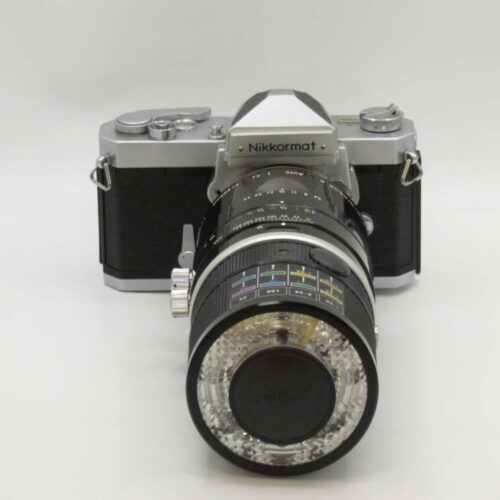 Nikkormat FTN + 200mm Medical Nikkor + Power Supply + Case