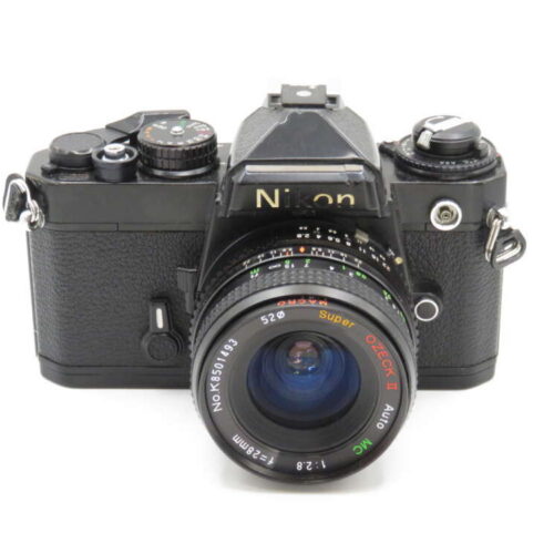 Nikon FE 35mm Film SLR Camera + 28mm F2.8 Lens