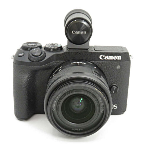 Canon EOS M6 MkII Mirrorless Camera Body + 15-45mm Lens + EVF