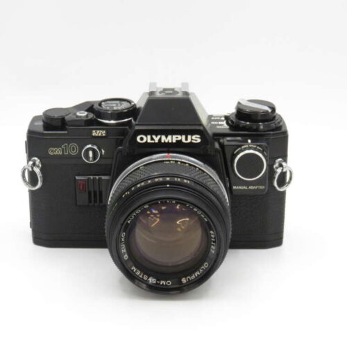 Olympus OM10 35MM Film SLR Camera Body Black + 50mm F1.4 Lens + Manual Adapter
