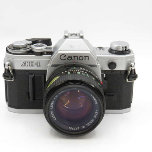 Canon AE-1 35mm FIlm SLR Cmaera Body + 50mm F1.4 Lens