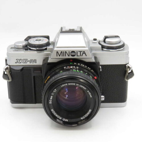 Minolta XG-M 35mm FIlm SLR Cmaera Body + 50mm F1.7