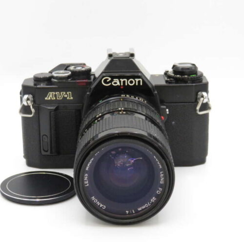 Canon AV-1 35mm FIlm SLR Cmaera Body + 35-70mm F4 Lens