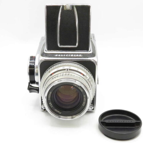 Hasselblad 500C Medium Format Camera Body + C80 80mm Lens + Waist Level Viewfinder + C12 Back