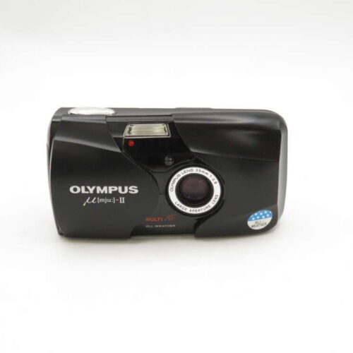Olympus MJU II 35mm Film Black Boxed