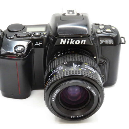 Nikon F-601 AF 35mm Film Camera Body + 35-70mm Lens