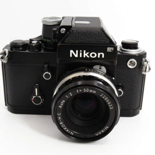 Nikon F2 Black 35mm SLR Film Camera Body + 50mm F2 Lens