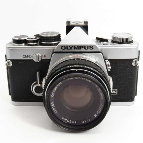 Olympus OM-2n 35mm Film SLR Camera Body +50mm F1.8 Lens