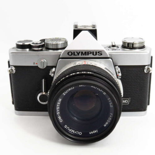 Olympus OM-1n 35mm Film SLR Camera Body + 50mm F1.8 Lens