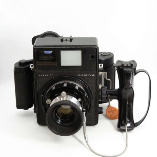Mamiya Press Super 23 120 Medium Format Black Camera Body + 100mm F3.5 Lens